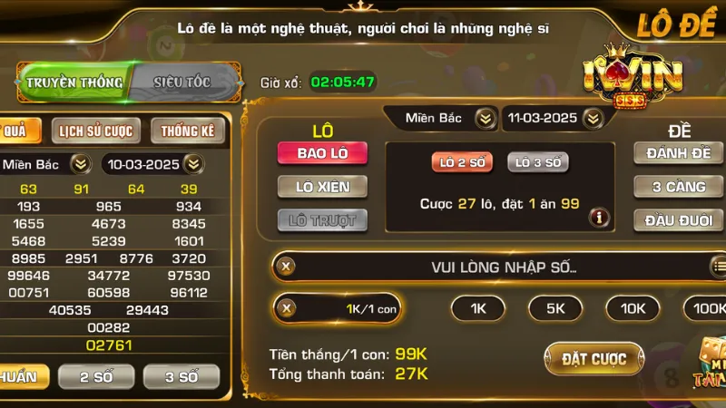Giới thiệu tổng quan về sảnh xổ số Iwin