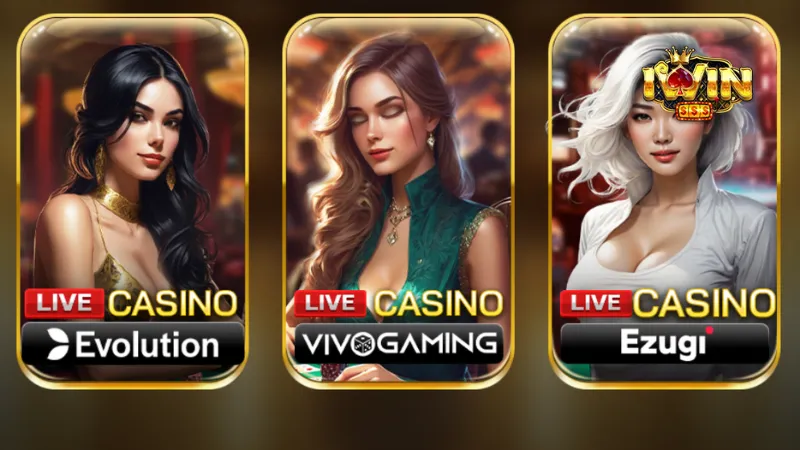 Sảnh Live Casino Iwin được cung cấp bởi nhà phát hành uy tín